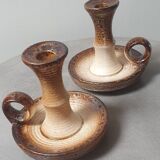 Bougeoirs en céramique