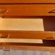 vintage commode with tapered legs