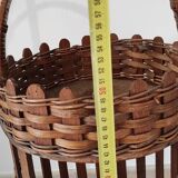 Wicker bar basket