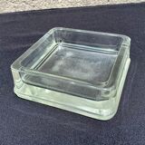 Empty pocket glass brick Lumax rare large model low vintage 60s