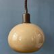 Vintage beige mushroom suspension in acrylic glass