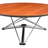 Adjustable height round table
