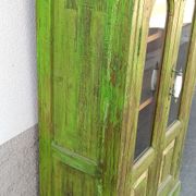 Wooden glass cabinet
