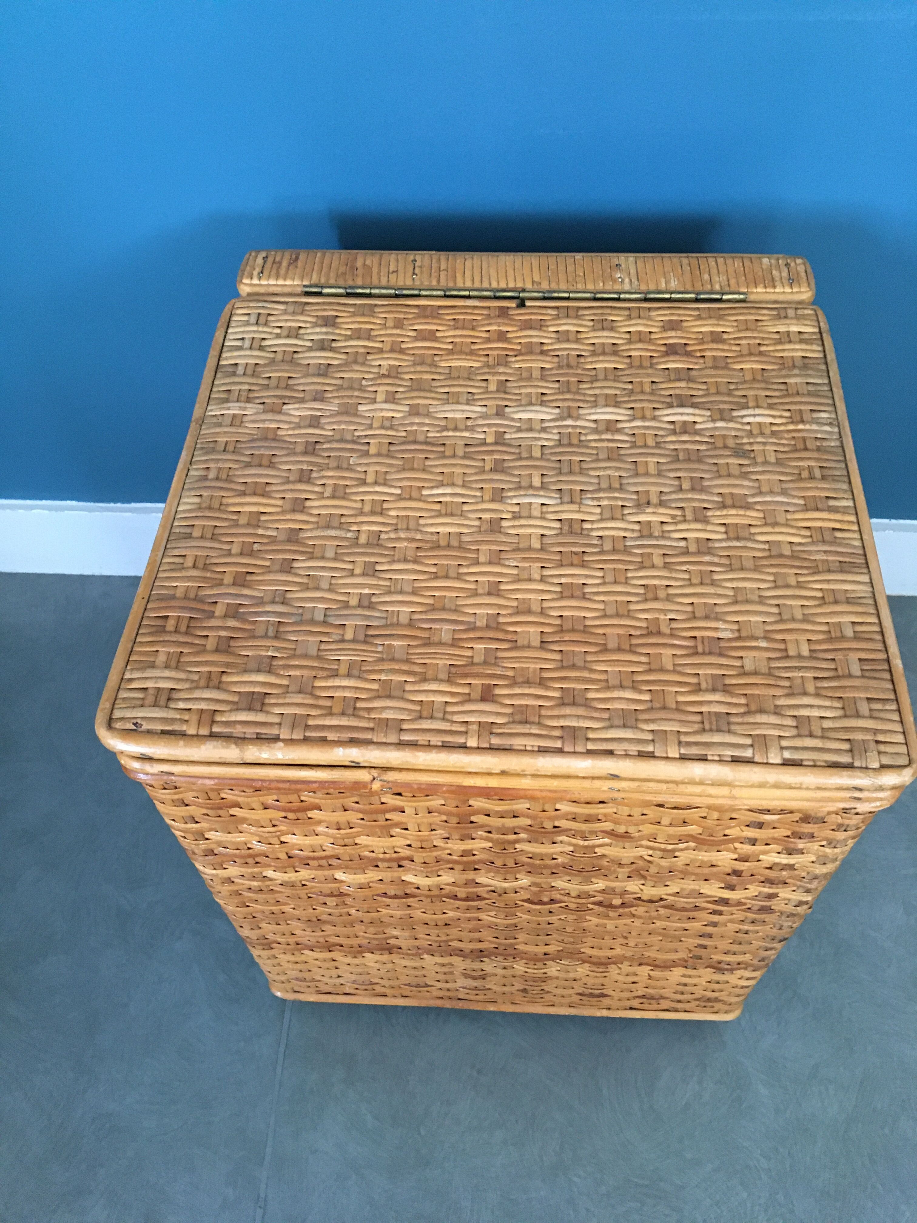 Rattan chest