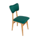 Green chair Dedar Tabularasa from the 20th century, 1960s.