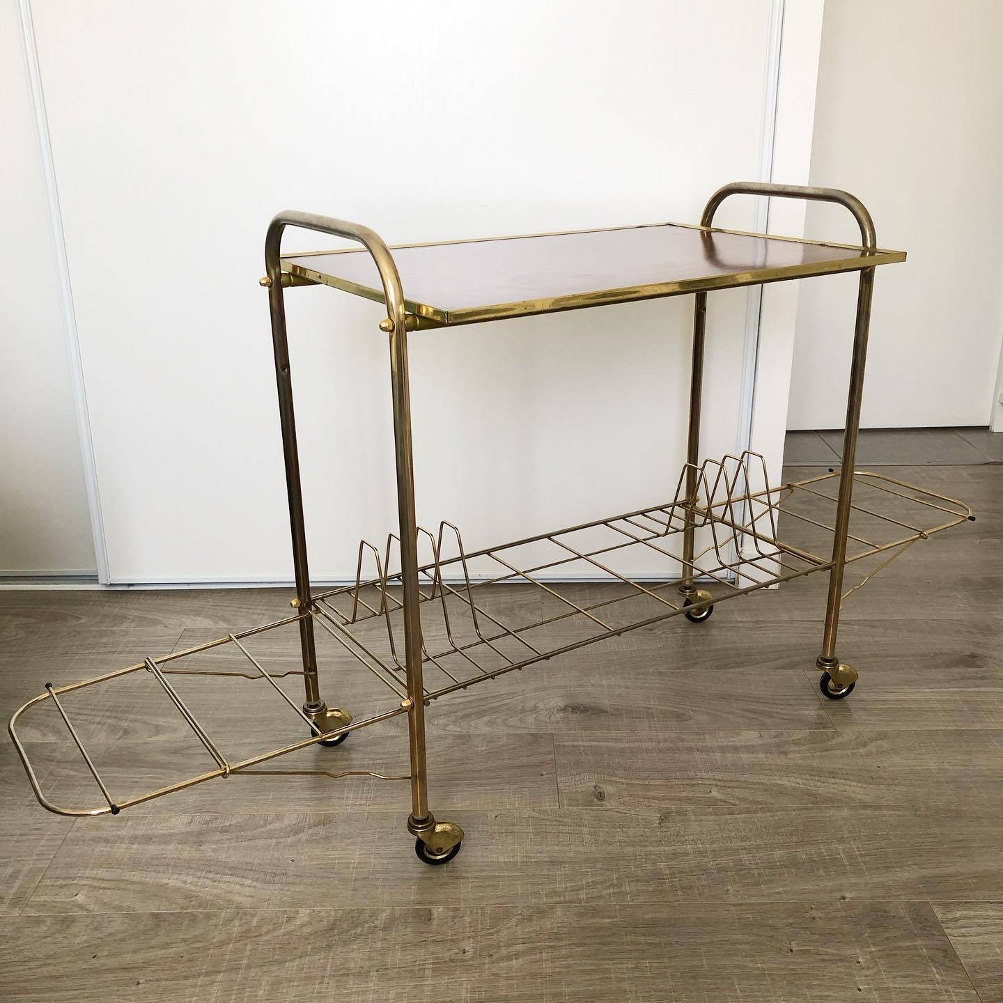 Vintage vinyl trolley