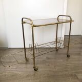 Desserte à vinyles vintage