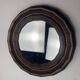 Small octagonal wooden mirror in neo-Renaissance / neo-Gothic style