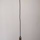 Art Deco style ball pendant light in gold glass