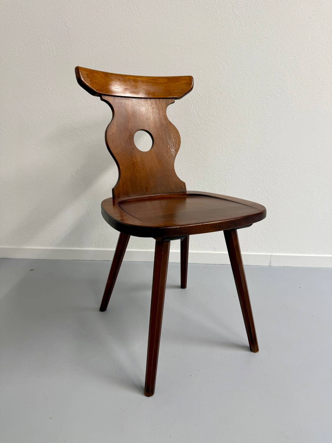 6 vintage 60s bistro-look dining chairs