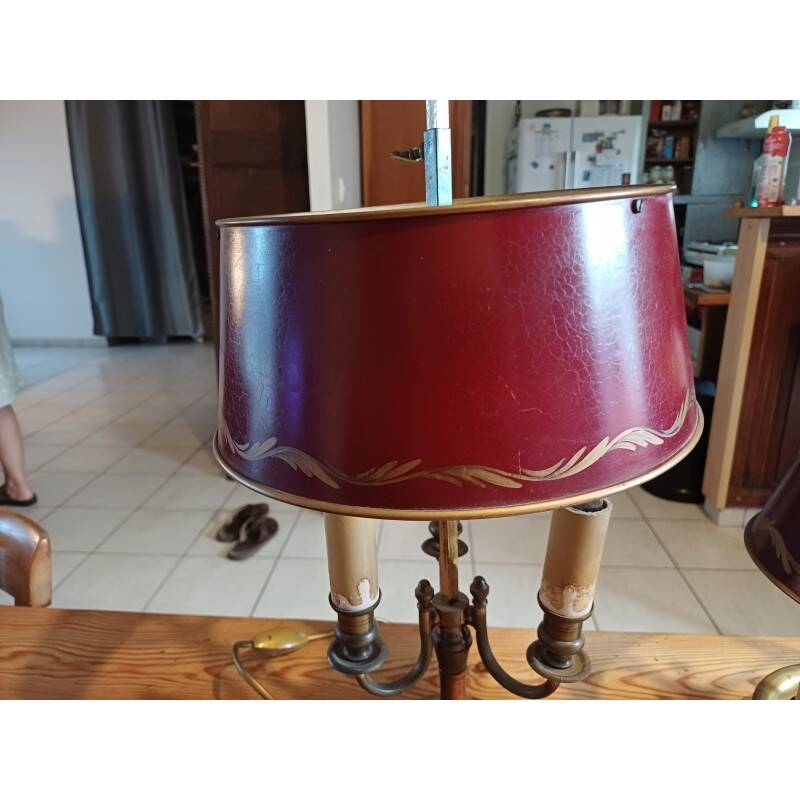 2 Empire style bouillotte lamps