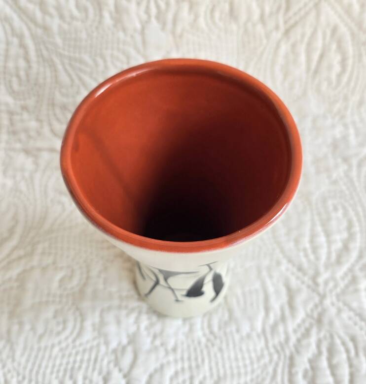 Rare modernist Diabolo vase by Roger Capron - 1950s - Vallauris
