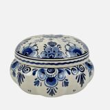 Delft blue and white ceramic candy dish