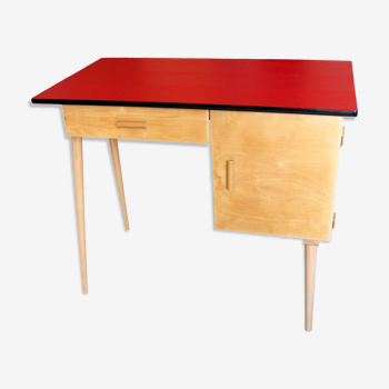 Wooden D227 desk - Manufacture Baumann - vintage 50s
