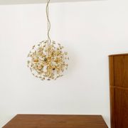 Large Floral Ball Chandelier by Palwa