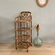 Vintage rattan shelf
