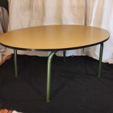 Yellow formica coffee table 1970
