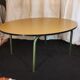 Yellow formica coffee table 1970