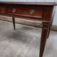 Vintage mahogany desk and leather top