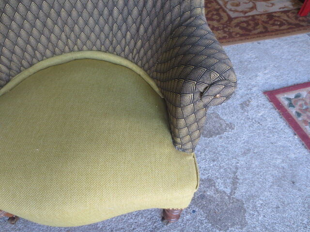 Paire de fauteuils style Napoléon III revisité