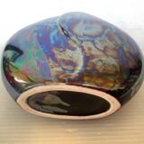 Small iridescent vase