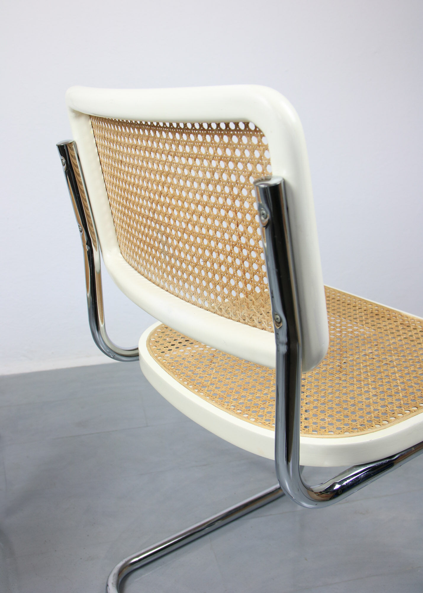 Pair of s32 tubular chairs by Marcel Breuer, 1960