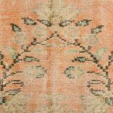 3x10 Peach Orange Vintage Runner Rug 83x296Cm SK 24799