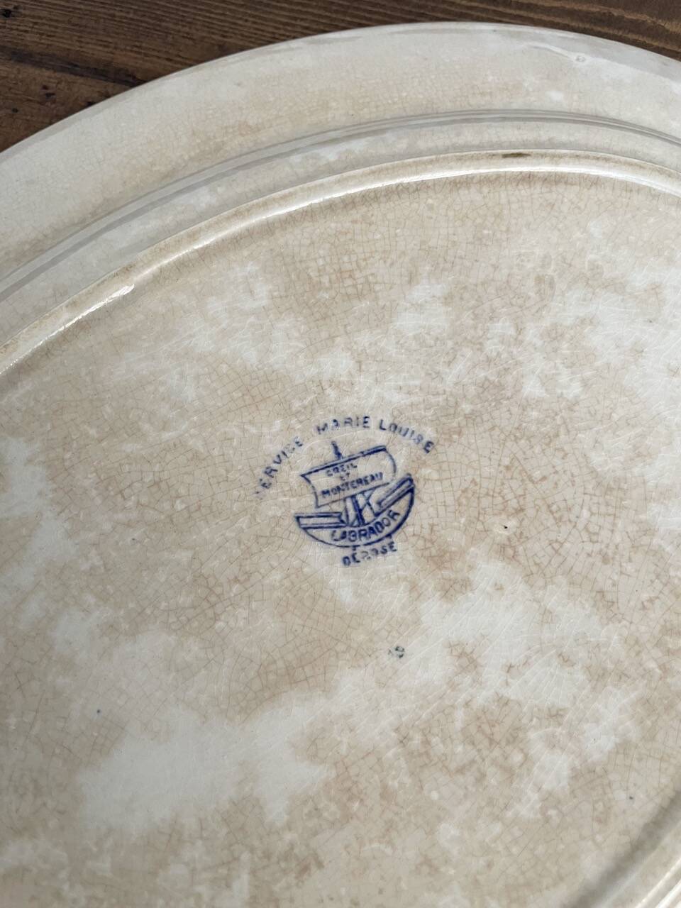 Set of 23 pieces of Marie Louise ironstone service