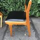 Scandinavian skay chairs and vintage blond wood 60s