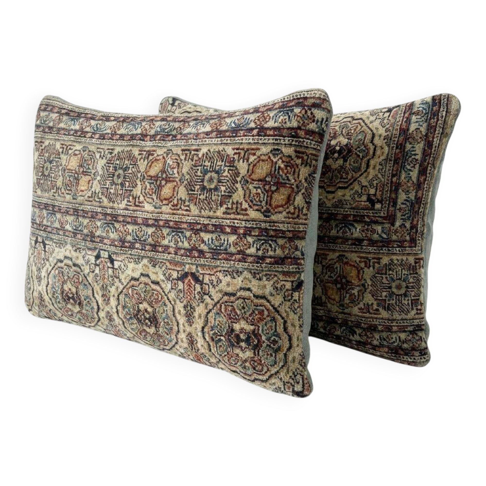Set of 2 vintage Turkish cushion covers 41x61 cm