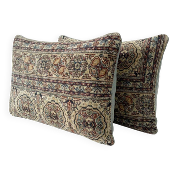 Set of 2 vintage Turkish cushion covers 41x61 cm