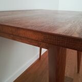 Solid oak side table
