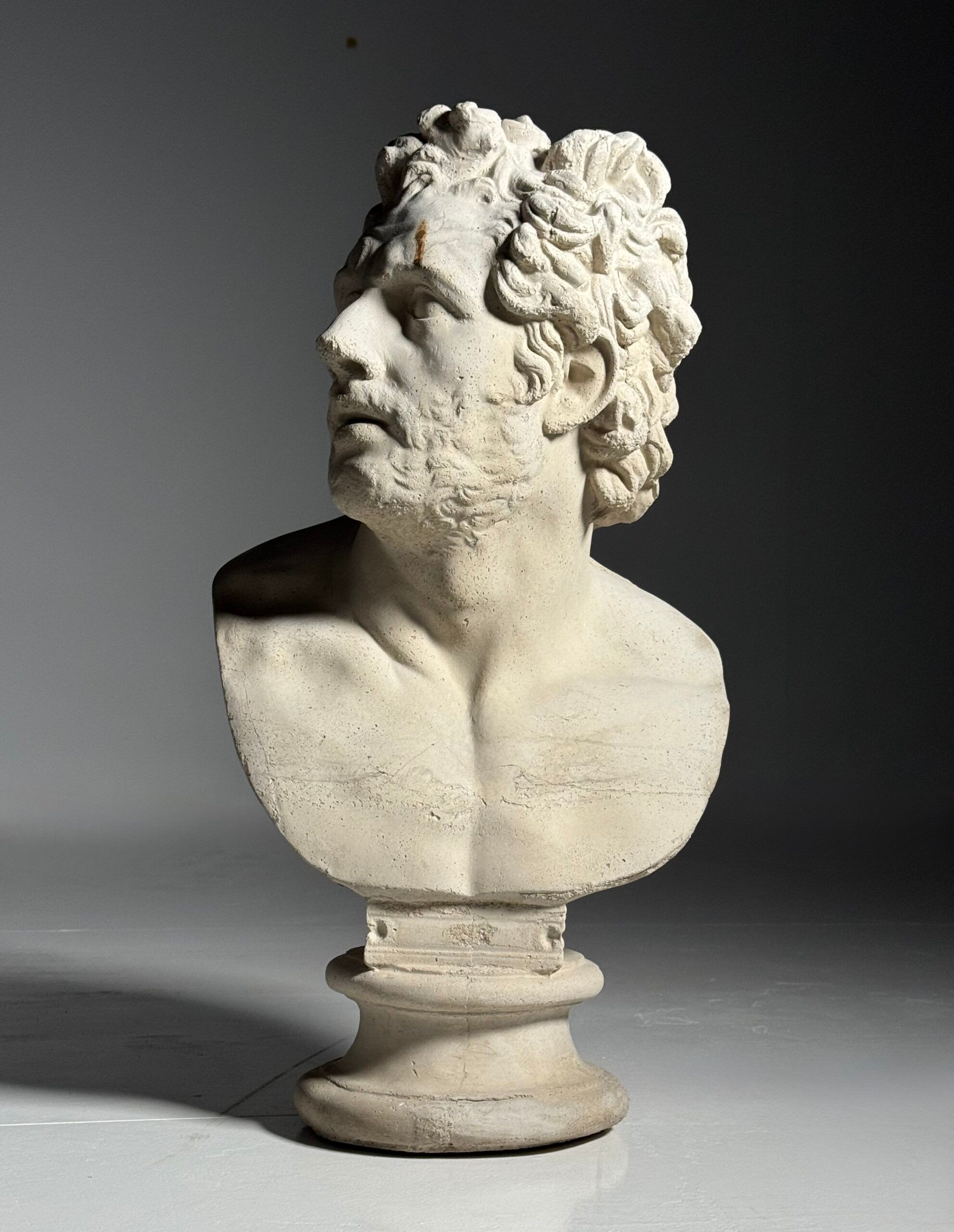 Concrete bust companion of Odysseus