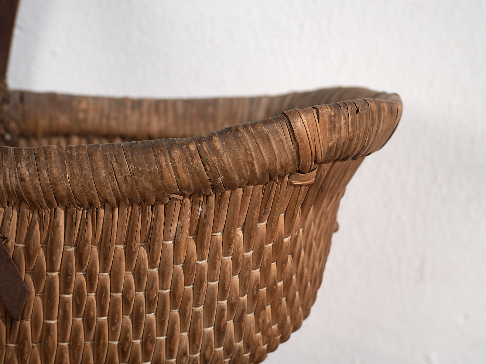 Old Chinese wabi-sabi basket (c.1900) #54