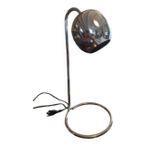 Lampe minimaliste eyeball chromé Italie space age