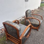 pair of Art Deco armchairs