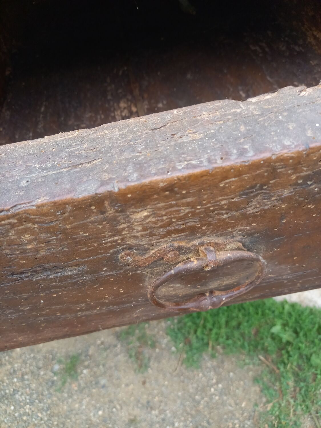 Very old office table