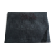Small black grey linen tablecloth 74x103
