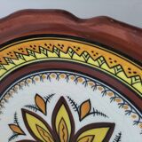 Coupe à fruits Henriot Quimper à motif floral stylisé