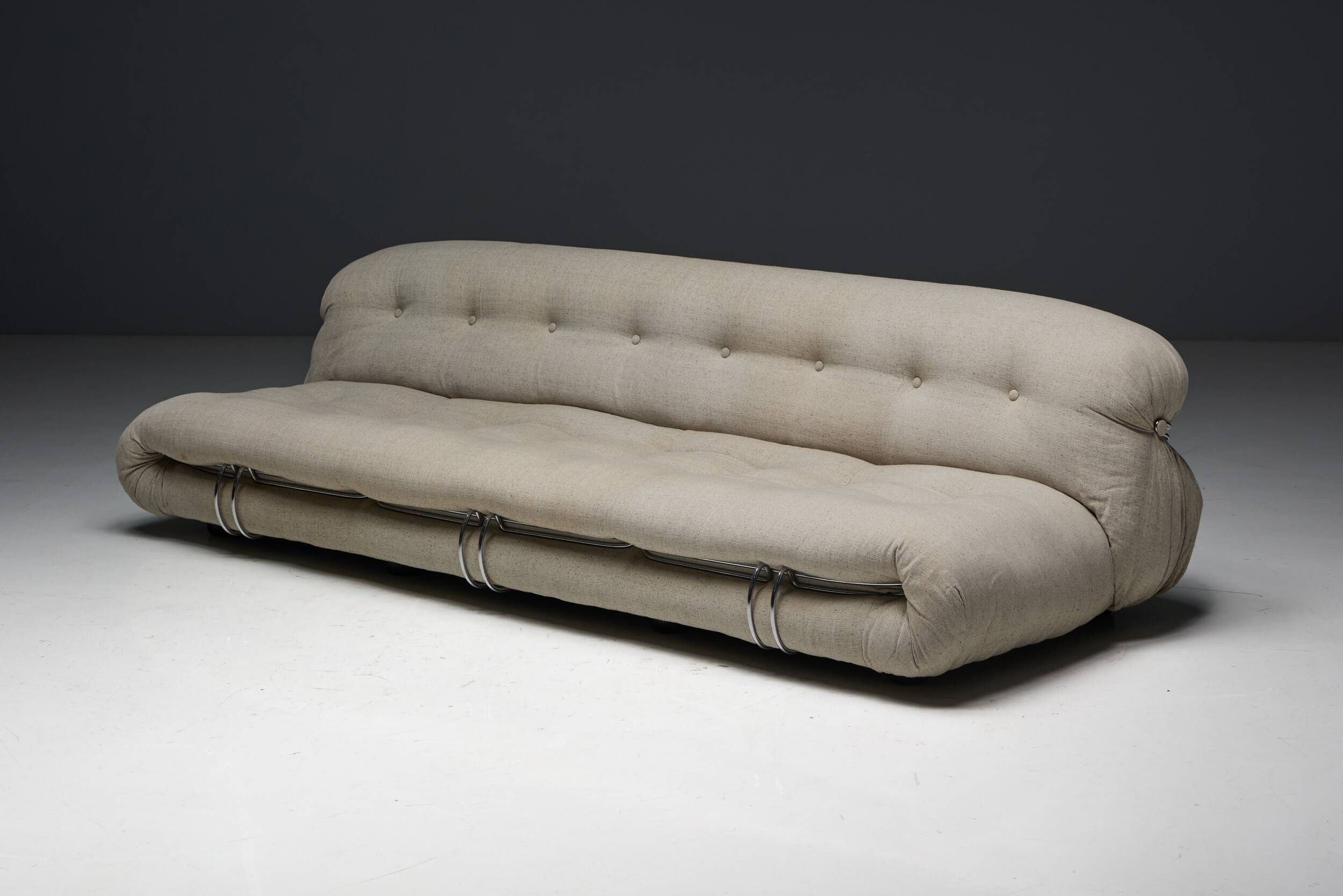 Soriana sofa by Afra and Tobia Scarpa for Cassina, Italy, 1970s