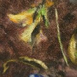 Daniel Rocquelin - Pastel Still Life Floral Composition "Pansies"