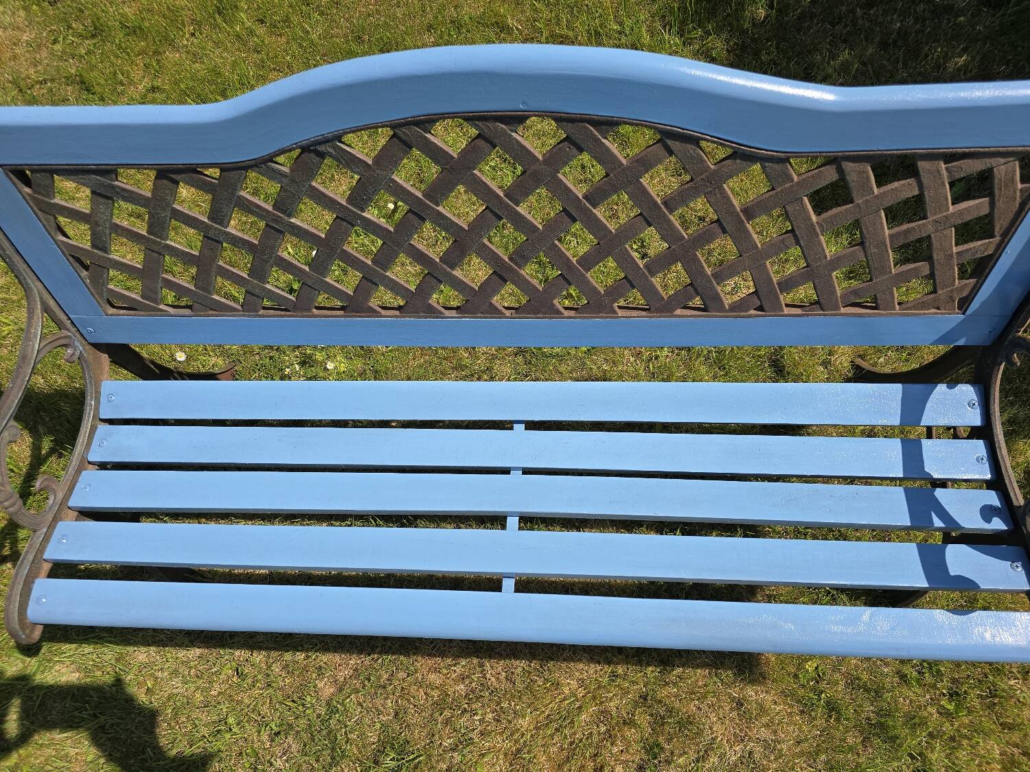 Antique garden bench