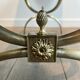 Neoclassical coffee table in brass and marble by Raymond Subes