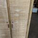 Armoire deux portes en osier et bambou