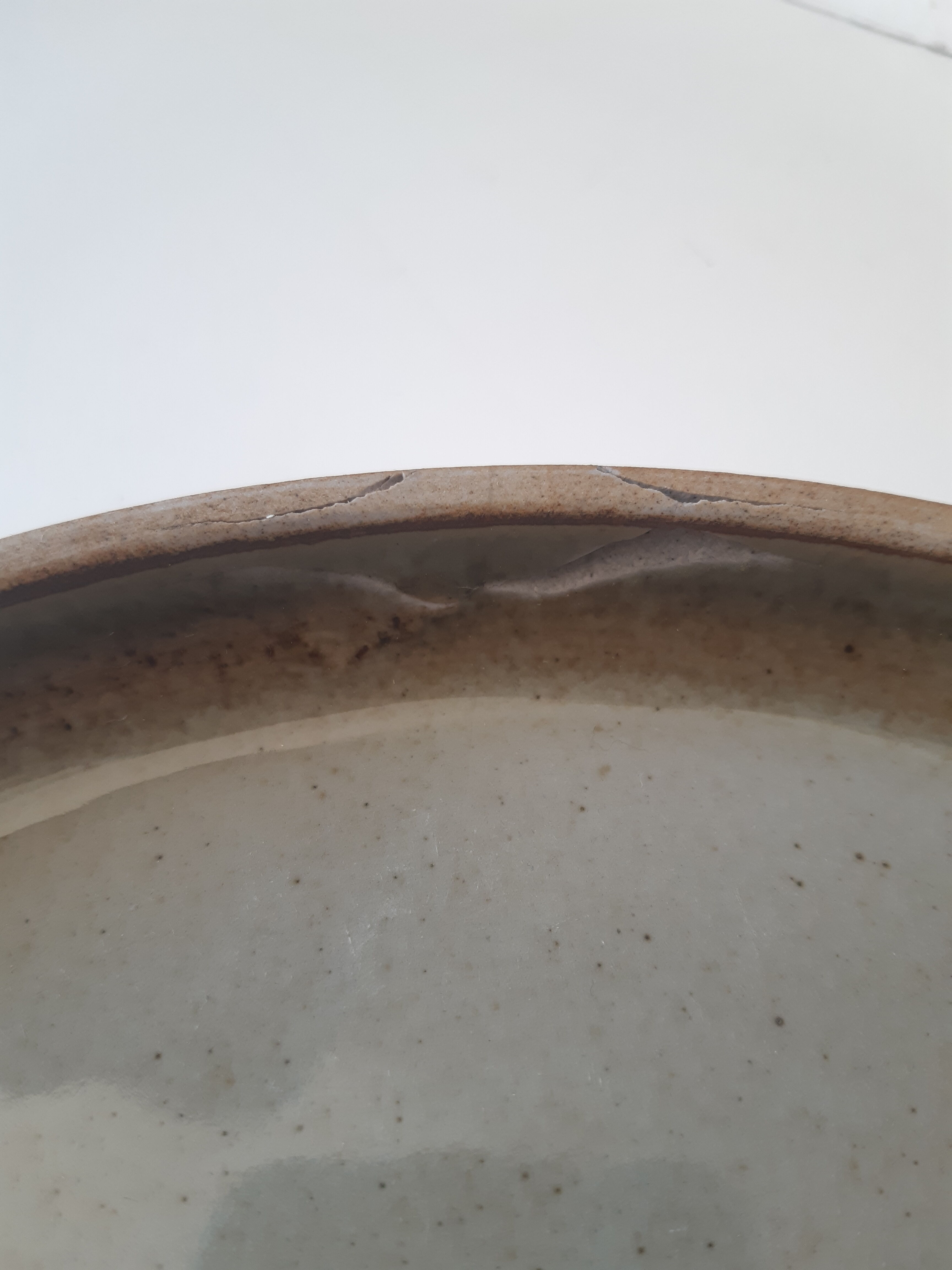 Set of 6 vintage stoneware plates