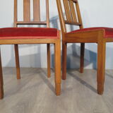 Paire de chaises art déco
