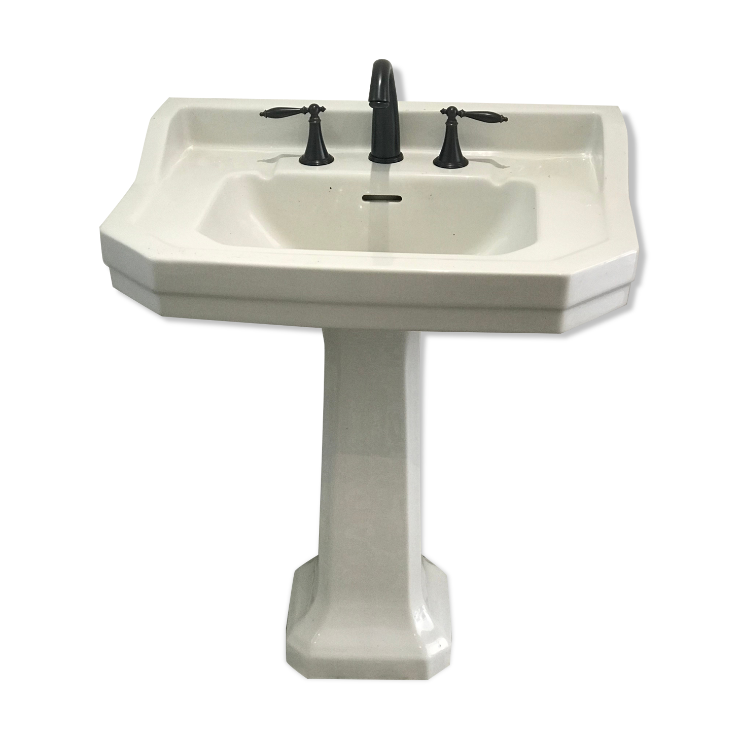 Old ceramic washbasin