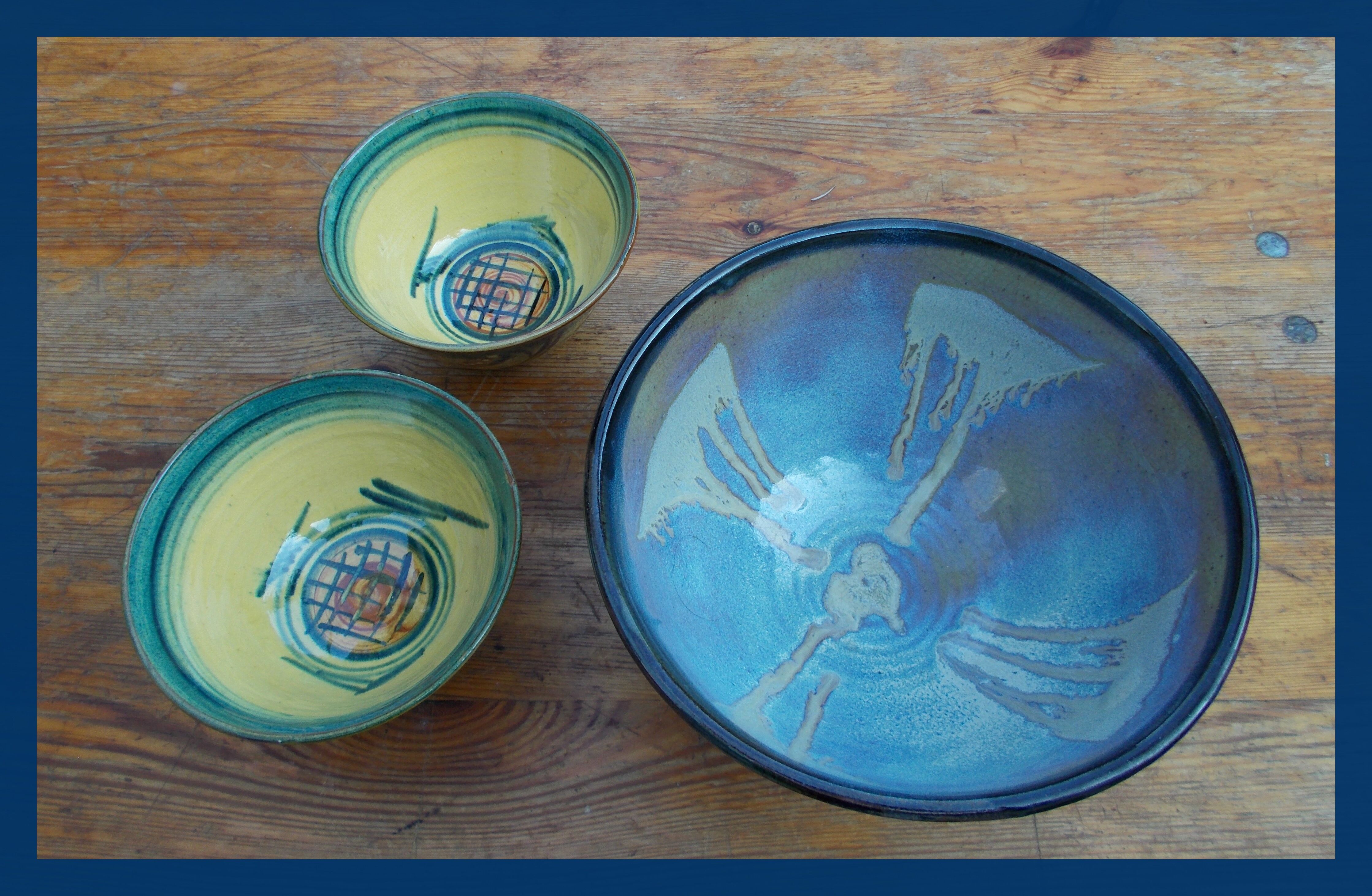 Set of 3 corsican ceramic