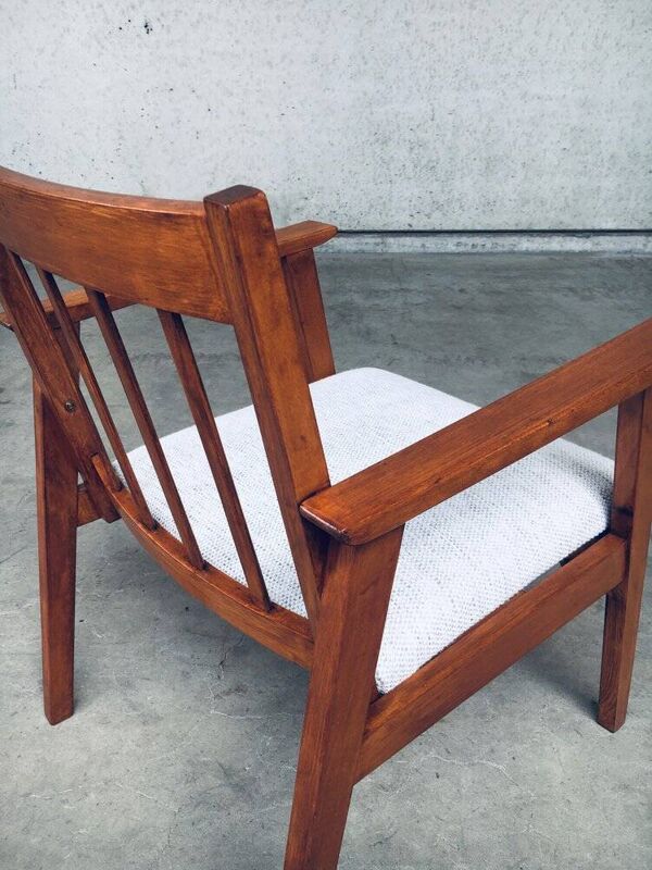 Mid-Century Modern Dutch Armchair Set, Netherlands, 1950s, Set of 3