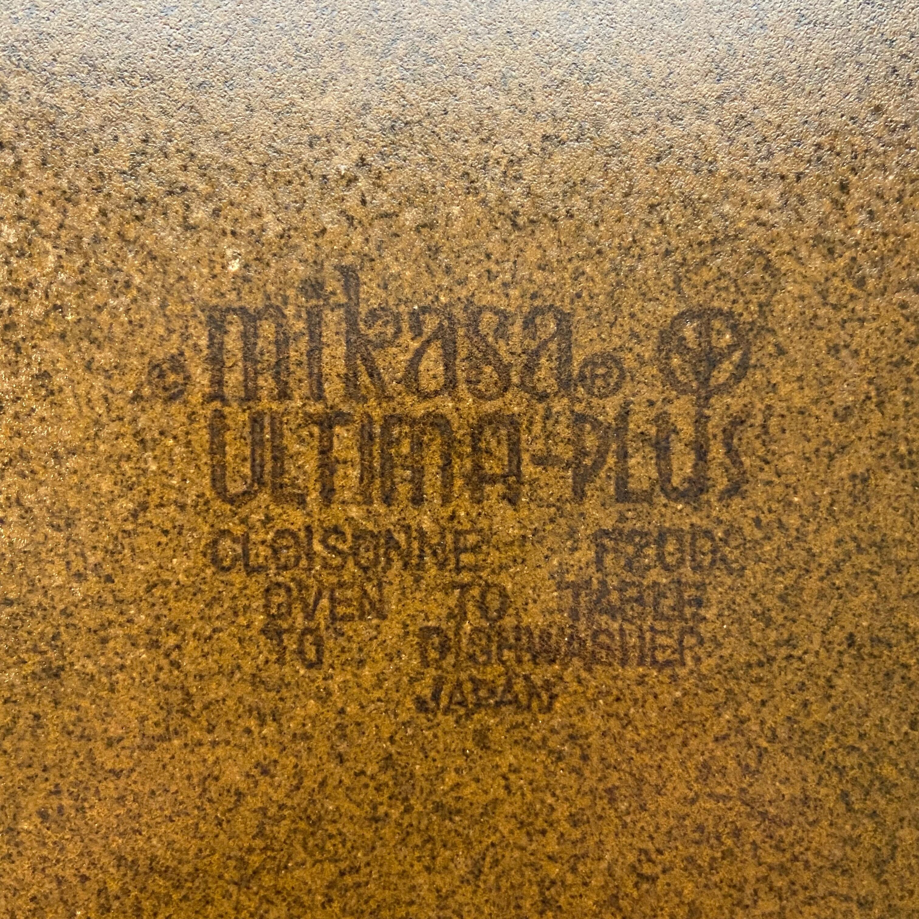 Set of 6 ceramic plates-model Ultima-Mikasa-Made in Japan-70s